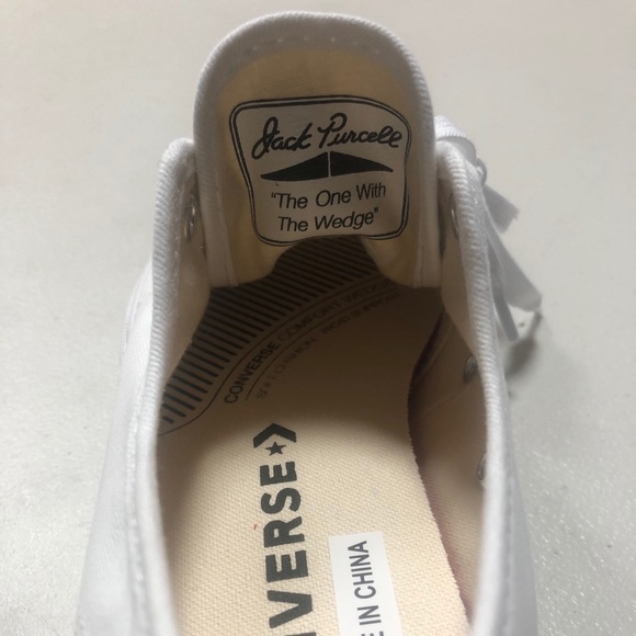 Converse Jack Purcell Canvas Low Top Shoes - Picture 8 of 8